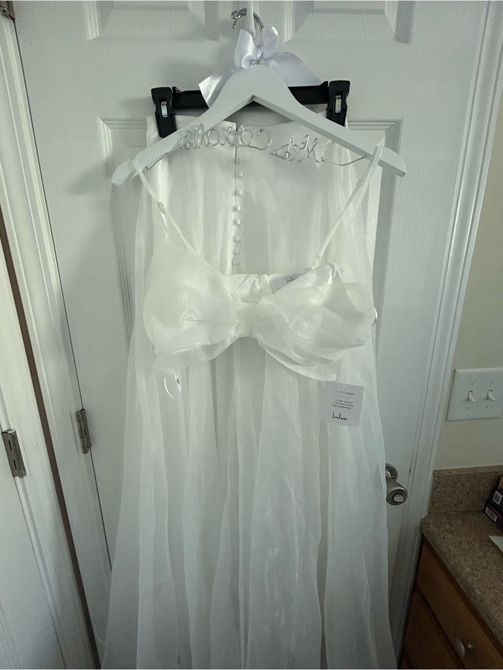 Lulu's White Bow Two Piece Set